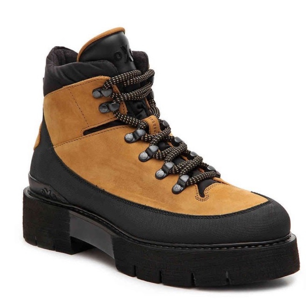 OXS Amtrac Women’s Chunky Mid Hiker Cognac Nabuk Boots 10